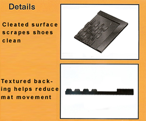 Frontline Clean Step All Weather Exterior Entrance Mat Construction Details Frontline Clean Step All Weather Exterior Entrance Mat Construction Details