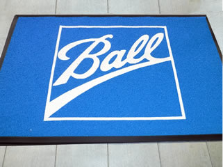 Logo Flow - Customized All Weather Logo Mat Product Closeup Logo Flow - Customized All Weather Logo Mat Product Closeup