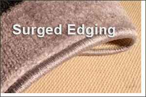 Custom Made Tradeshow Rug Surged Edging Custom Made Tradeshow Rug Surged Edging