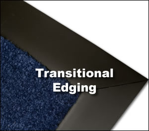 Custom Made Tradeshow Rug Transitional Edging Custom Made Tradeshow Rug Transitional Edging