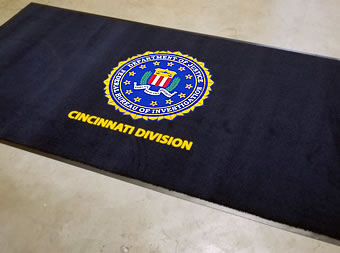 Flocked Olefin Customized Interior Logo Floormat Flocked Olefin Customized Interior Logo Floormat
