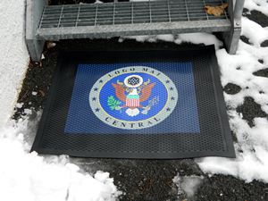 Frontline Pro - Customized Outdoor Logo Mat - Snow All Weather Usage Frontline Pro - Customized Outdoor Logo Mat - Snow All Weather Usage