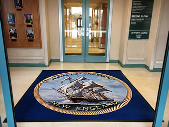 High Definition Logo Area Rug - Naval Health Clinic New England High Definition Logo Area Rug - Naval Health Clinic New England