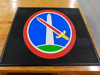 High Definition Super Vinyl Logo Mat - Passenger Terminal Ramstein AFB Germany High Definition Super Vinyl Logo Mat - Fort McNair Washington