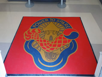 59th Ordinance Brigade Fort Lee, Virginia - Custom Made Logo Mat 59th Ordinance Brigade Fort Lee, Virginia - Custom Made Logo Mat