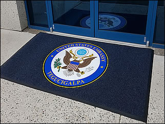 ToughTop Photo Inset Custom Logo Mat - US Embassy Tegucigalpa, Honduras ToughTop Photo Inset Custom Logo Mat - US Embassy Tegucigalpa, Honduras