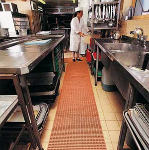 Safety Grid Master Chef - Grease Resistant Drainage Matting - Commercial Kitchen Environment Safety Grid Master Chef - Grease Resistant Drainage Matting - Commercial Kitchen Environment