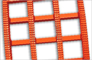 Safety Grid Master Chef - Grease Resistant Drainage Matting - Product Texture Closeup Safety Grid Master Chef - Grease Resistant Drainage Matting - Product Texture Closeup