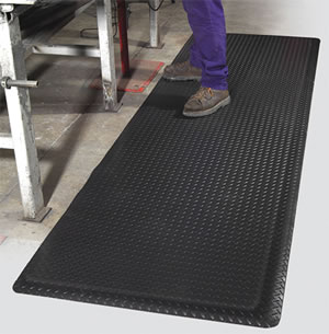 Safety Volt Diamond - Military Grade Switchboard Matting for High Voltage Equipment in Commercail Industrail Work Areas - Product Usage AirLift Diamond SafetyVolt Edition - Static Dissapative Electrical Safety Matting for Commercail Industrial Work Areas - Product Usage