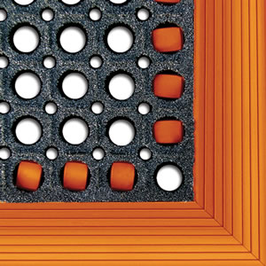 Safety Zone - Modular Drainable Grease Proof Traction Mat for Industrial Commercial Work Environments - O.S.H.A. Approved Safety Border Safety Zone - Modular Drainable Grease Proof Traction Mat for Industrial Commercial Work Environments - O.S.H.A. Approved Safety Border