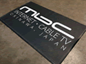 Custom Made Frontline Logo Mat Mediatti Broadband Communications of Japan