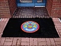 Custom Made Frontline Logo Mat US Air Force Europe Command of Molesworth Air Base England 02