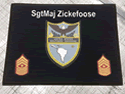 Custom Made Graphics Inset Logo Mat US Department of Defense USSOUTHCOM of Doral Florida