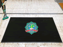 Custom Made Graphics Inset Logo Mat US Department of State Embassy of Gabarone Botswana