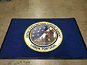 Custom Made Graphics Inset Logo Mat US National Support Element of Lisbon Spain