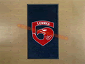 Custom Made High Definition Logo Rug Lovell Government Services of Pensacola, Florida