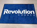 Custom Made Spectrum Logo Rug Revolution Ministries of Glendale Arizona