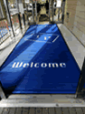 Custom Made Super Vinyl Logo Mat Acme Tower Plaza of Weehawken New Jersey