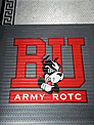 Custom Made Super Vinyl Logo Mat US Army Boston University ROTC of Boston Massachusetts 03