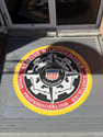 Custom Made Super Vinyl Logo Mat US Coast Guard Station Milford Haven of Virginia