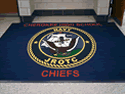 Custom Made ToughTop Logo Mat Cherokee  High  School  Naval  ROTC  of  Marlton  New  Jersey