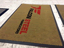 Custom Made ToughTop Logo Mat Falcon Steel Fabricators of Houston Texas