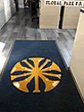 Custom Made ToughTop Logo Mat Floral Park Fire Department New York