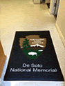 Custom Made ToughTop Logo Mat National Park Service Desoto National Memorial of Bradenton Florida 02