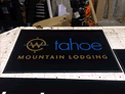 Custom Made ToughTop Logo Mat Old Greenwood Maintenance of Truckee California