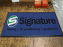 Custom Made ToughTop Logo Mat Signature Heating Ventilation Air Conditioning of West Chester Pennsylvania