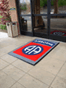 Custom Made ToughTop Logo Mat US Army 82nd Airborne Division of Fort Bragg North Carolina