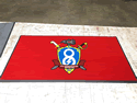 Custom Made ToughTop Logo Mat US Army 8th Communication Battalion of Camp Lejune North Carolina