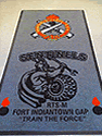 Custom Made ToughTop Logo Mat US Army Ordinance Corps of Fort Indiantown Gap Pennsylvania