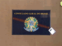 Custom Made ToughTop Logo Mat US Department of State US Consulate of Brazil of Miami Florida