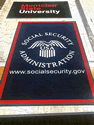 Custom Made ToughTop Logo Mat US Social Security Administration of Washington DC