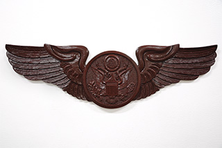Custom Made Mahogany Wood Logo Plaques - Air Force Custom Made Mahogany Wood Logo Plaques - Air Force