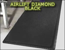 AirLift Diamond Black AntiFatigue Floormat - Warehouse Sale AirLift Diamond Black AntiFatigue Floormat - Warehouse Sale